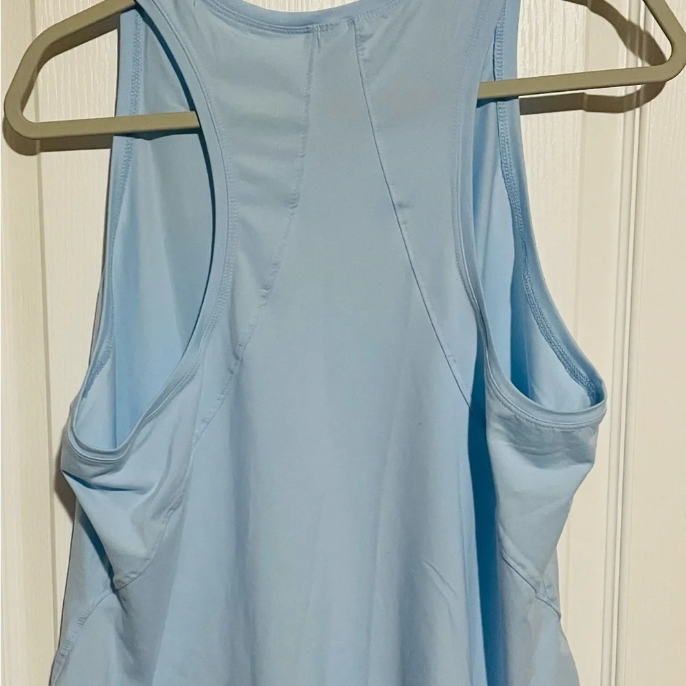 All in Motion Blue Relaxed Razorback Tank Top NWT
